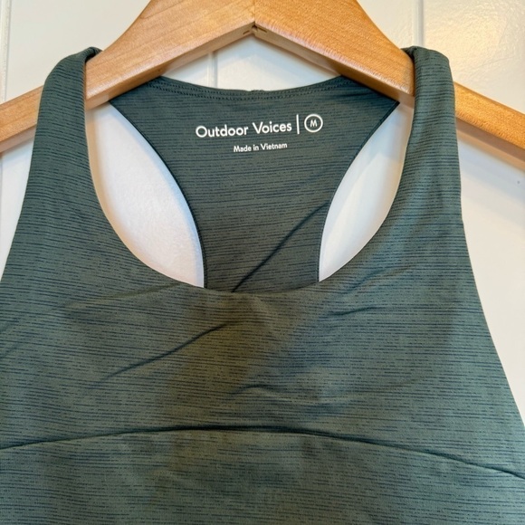 Outdoor Voices Sports Bras, Athena, Forest Green, Medium - Picture 3 of 5